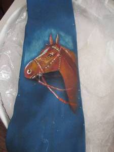 lot 79 image: Painting of a horse ON A TIE