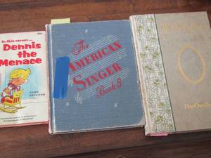 lot 91 image: Books - Dennis the Menace- the America Singer, & THE GIRL GRADUATE