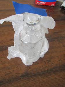 lot 94 image: CRTYSTAL DECANTER