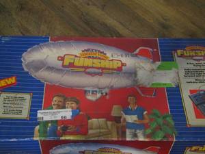 lot 56 image: FANTASTIC FLYING FUNSHIP WITH A WIRED REMOTE