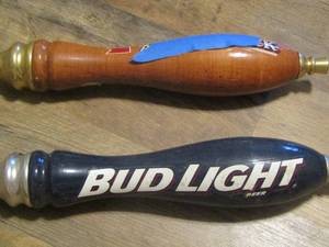 lot 62 image: BUDLIGHT AND MICHELOB BEER PULL HANDLE