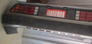 lot 131 image: DeLOREAN  Bumper  ( owner was a BACK TO THE FUTURE fan)