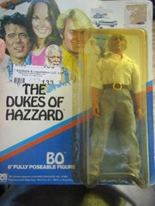 lot 133 image: THE DUKES OF HAZZARD  BO DUKE FIGURINE  NEW IN PACKAGE