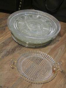 lot 149 image: various crystal platters - plus