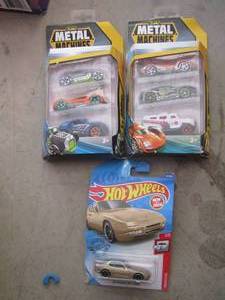 lot 168 image: HOT WHEELS & METAL MACHINES  NEW IN PACKAGES - QTY OF 3 PACKS