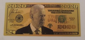 lot 5 image: BIDEN GOLD 2020 BILL- NEW