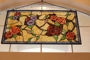 lot 35 image: Stained glass window sun catcher
