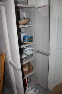 lot 337 image: Plastic cabinet only (not contents)