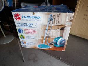 lot 11 image: Hoover Twin Tank Canister Steam Cleaner