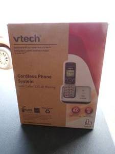 lot 25 image: Uniden CS 6419 V-Tech Cordless Phone System With Caller ID and Call Waiting.