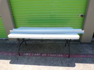 lot 102 image: 50 Pieces of Galvanized Metal Roof FlashingEdges, About 2 12x2 12x82