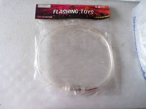 lot 138 image: 72 LED Light Chaser Necklaces, Multi Color, Some Might Need Button Cell Batteries