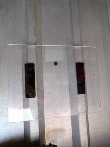 lot 163 image: 20- 8 12 x 11 Clear Acrylic DisplaySign Frames With Velcro Strips on Back