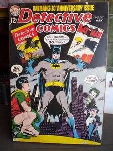 lot 169 image: Marvel Batman Detective Comics Comic Book Cover Wall Art, About  13 x 19