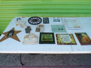 lot 179 image: Lot of Mixed Items Including Trivets and Wall Art