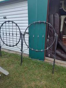 lot 108 image: head and foot for a bed fullqueen no bed rails