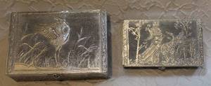 lot 69 image: lot of 2 jewelry boxs