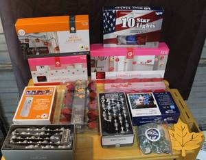 lot 302 image: Mixed Lot of lights and decor see pictures