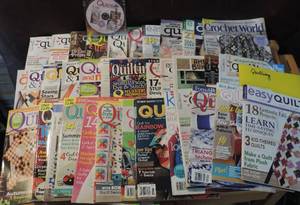 lot 311 image: Quilting magazines and some others