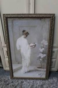 lot 167 image: Vintage H. T. Schafer Divinely Fair Wall Art