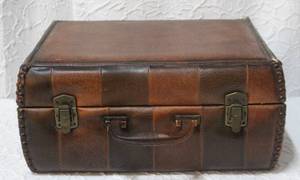 lot 186 image: Antique  Travel Trunk