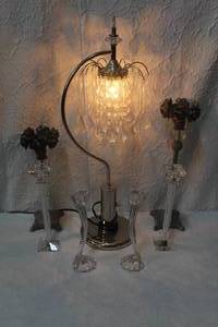 lot 240 image: Lamp and candle holders