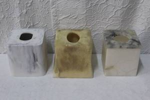 lot 244 image: Mixed Lot of tissue boxe covers some are like Stone