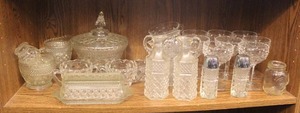 lot 255 image: Large mixed lot of Cristal and glass things see all pictures