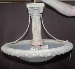 lot 269 image: Hanging light that needs to be hardwired extremely heavy