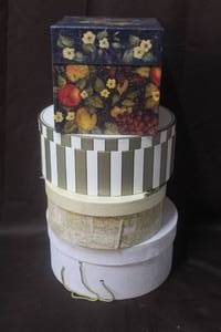 lot 271 image: Hat boxes and other box