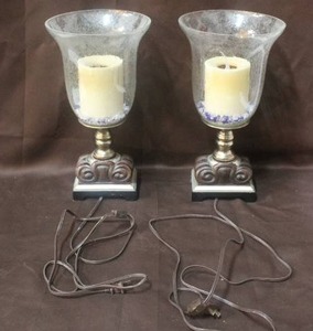 lot 272 image: lamps that look like candles