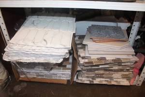 lot 284 image: Back splash tiles and more see pictures