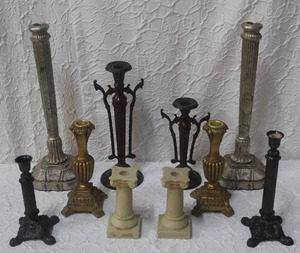 lot 292 image: Mixed Lot of candle holders