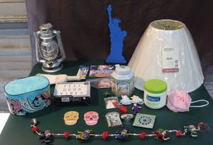 lot 332 image: Sewing box made in Philippines and nail files and so much more see pictures