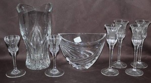 lot 360 image: Mixed Lot of lead crystal