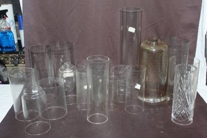 lot 365 image: Glass tubes see pictures