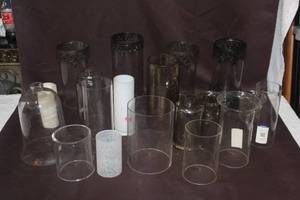 lot 383 image: Mixed Lot of Glass Lantern Globes
