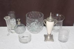 lot 449 image: Mixed Lot of vases and more see pictures