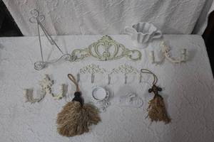 lot 455 image: wall hangers and candle holders and more see pic.