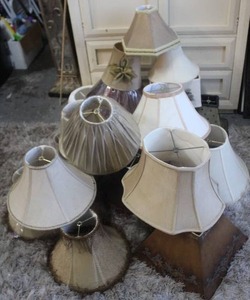 lot 502 image: Huge lot of lamp shades