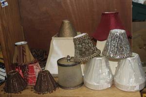lot 503 image: Lot of small lamp shades