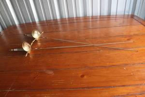 lot 511 image: Decorative fencing swords