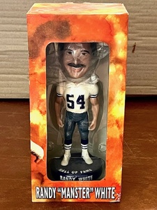 lot 20 image: Dallas Cowboy Randy Manster White #54 Bobble Head