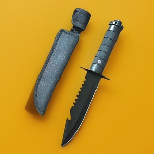 lot 36 image: NEW 1 Piece 12 Survival Knife - for Outdoor Camping WHeavy-Duty Stainless Steel Blade &amp Sheath