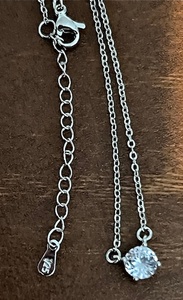 lot 44 image: .925 Sterling Silver Pendant Necklace