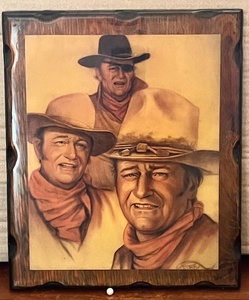 lot 58 image: Vintage John Wayne Art - Signed by Artist