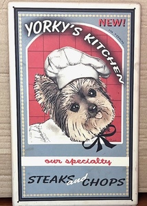 lot 77 image: Yorkys Kitchen Metal Advertising Sign