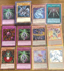 lot 119 image: 100 Yu-Gi-Oh Cards - Including Red-Eyes B. Dragon &amp 11 Gold Rare Cards