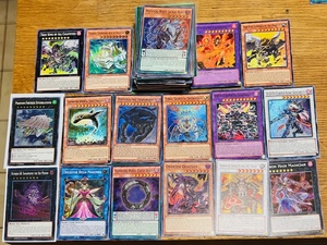 lot 125 image: 50 SUPER RARE Yu-Gi-Oh Cards