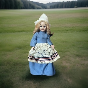 lot 148 image: Vintage Collectible Doll Figurine from Denmark - With Eyes That Open and Close